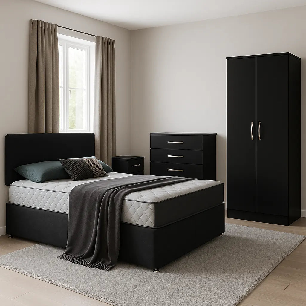 Black Bedroom Furniture Set