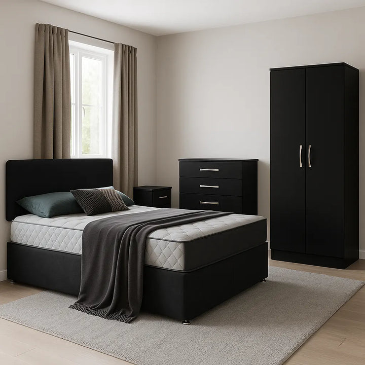 Black Bedroom Furniture Set