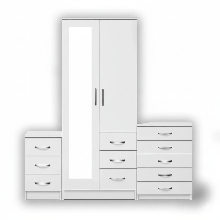 1-FULL MIRROR 2-DOOR ( Assembled )