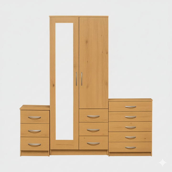 1-FULL MIRROR 2-DOOR ( Assembled )