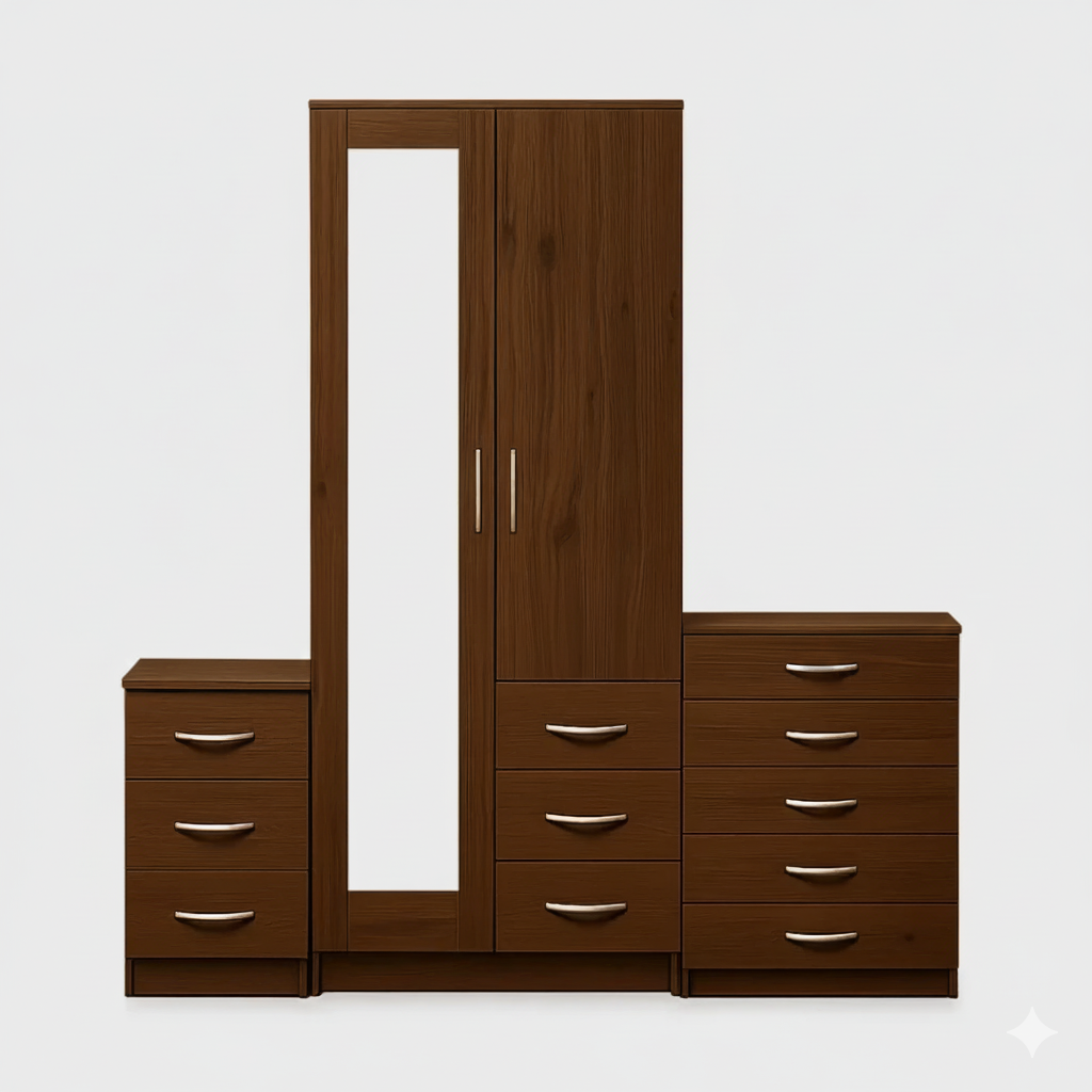 1-FULL MIRROR 2-DOOR ( Assembled )