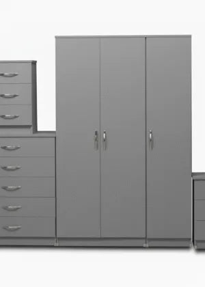 3 DOOR WARDROBE Set (Assembled)