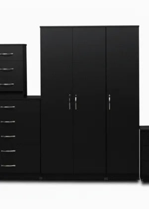 3 DOOR WARDROBE Set (Assembled)