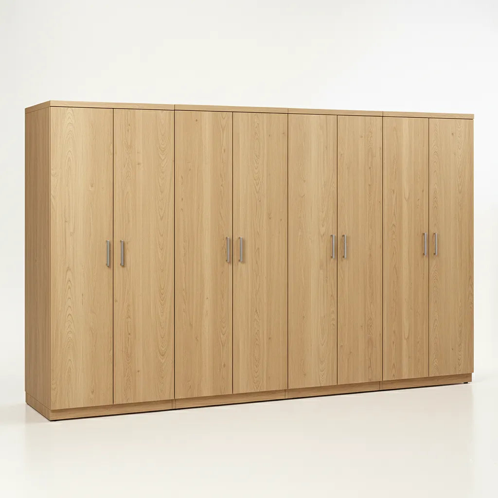 8 DOOR WARDROBE SET (Assembled)