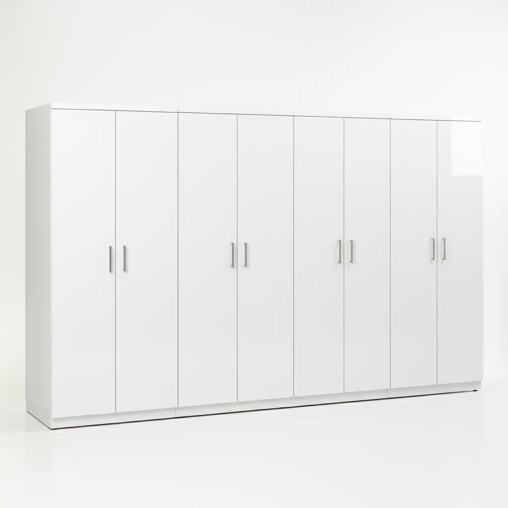 8 DOOR WARDROBE SET (Assembled)